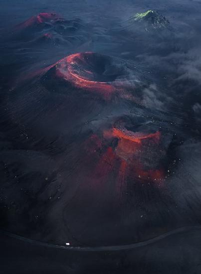 Flying Volcanoes