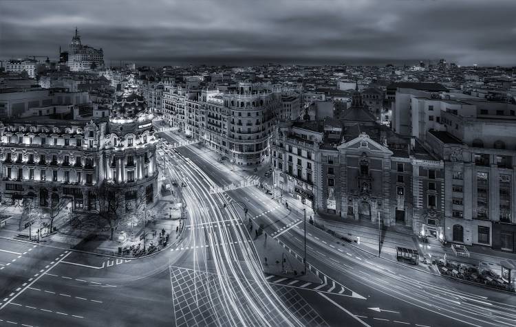 Madrid City Lights od Javier De la