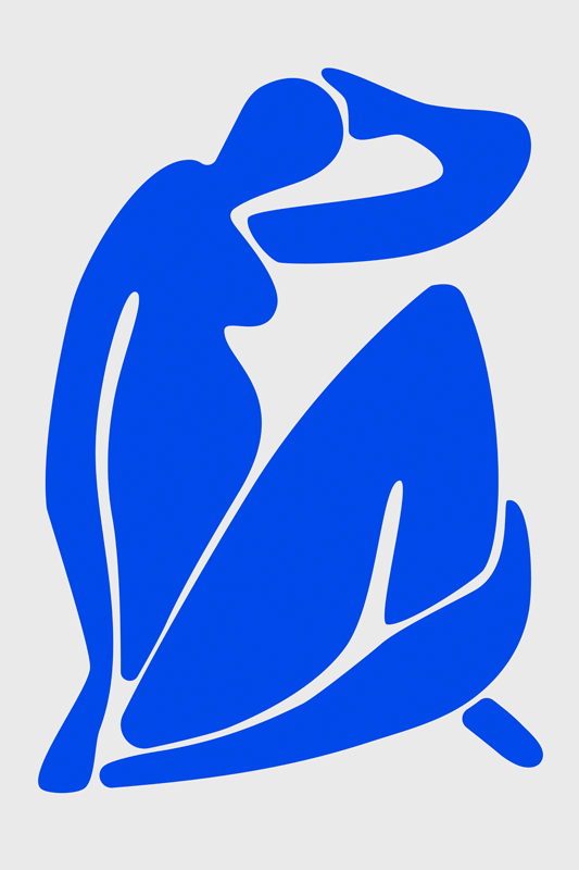 Henri Matisse Blue Collection #1 od jay stanley