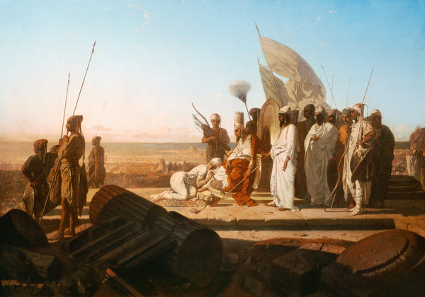 Xerxes at the Hellespont od Jean Adrien Guignet