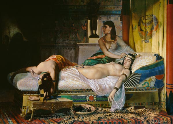 Death of Cleopatra od Jean-Andre Rixens