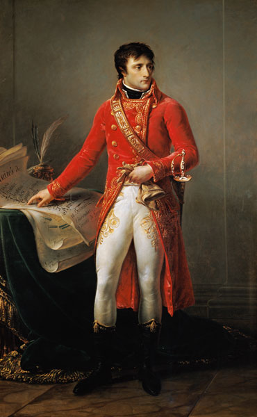 Napoleon Bonaparte / Ptg.by A.J.Gros od Jean-Antoine Gros