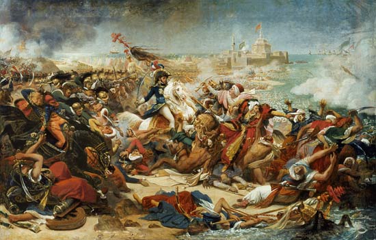 The battle of Abukir od Jean-Antoine Gros