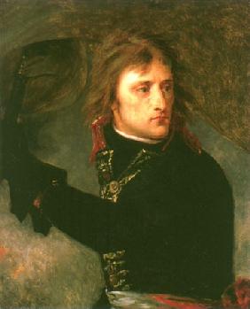 Bonaparte on the bridge of Arcole (detail)