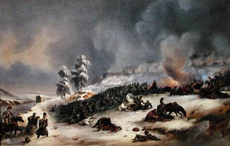Battle of Krasnoi od Jean Antoine Simeon Fort