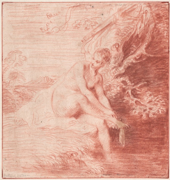 Diana Bathing od Jean Antoine Watteau