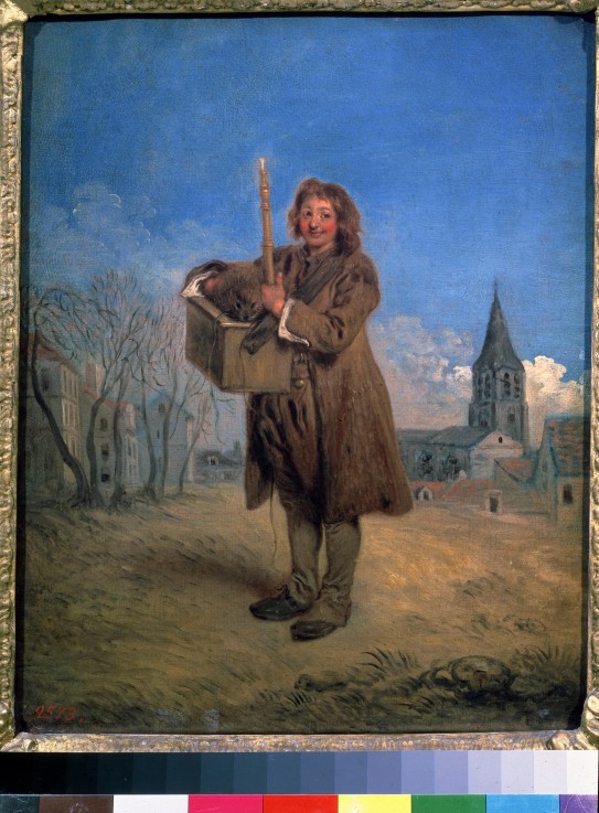 Savoyard with a Marmot od Jean Antoine Watteau