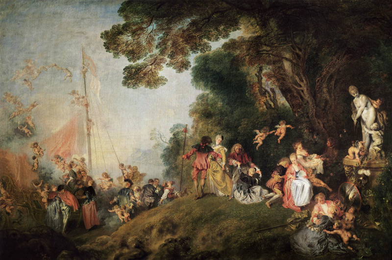 Embarkation to Kythera od Jean-Antoine Watteau