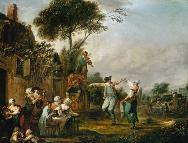 Wedding in the country od Jean-Antoine Watteau