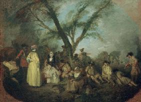 Antoine Watteau, Die Rast