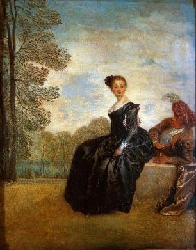 Watteau / Pouting Woman (Moody Woman)