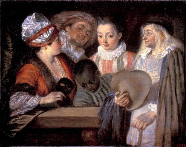Watteau / Return from the Ball od Jean-Antoine Watteau