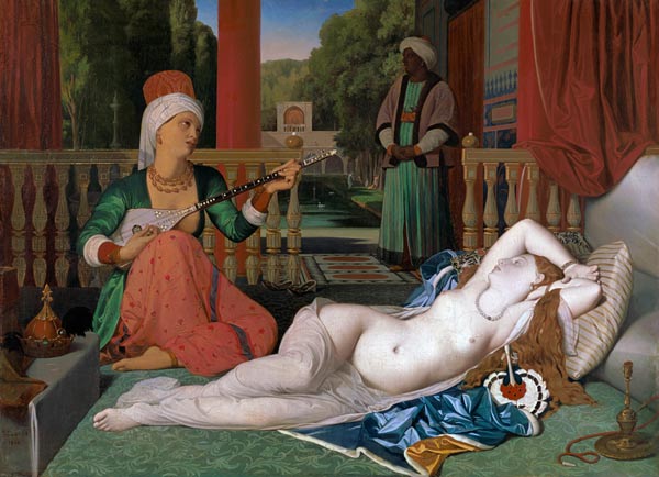 Odalisque and Slave od Jean Auguste Dominique Ingres