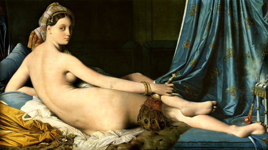 The great Odaliske od Jean Auguste Dominique Ingres