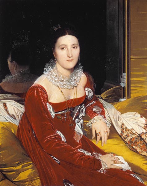 Portrait Marie Marcoz od Jean Auguste Dominique Ingres