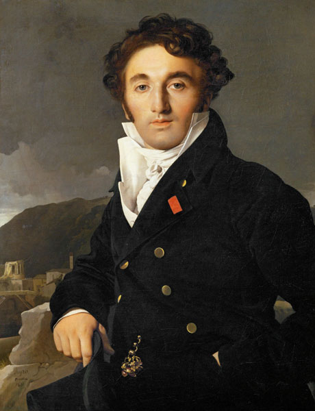 Portrait of Charles Cordier (1777-1870) od Jean Auguste Dominique Ingres