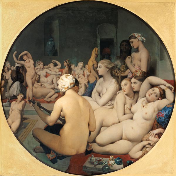 Turecká lázeň od Jean Auguste Dominique Ingres