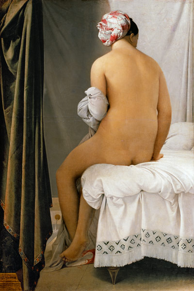 The taking a bath of Valpençon od Jean Auguste Dominique Ingres