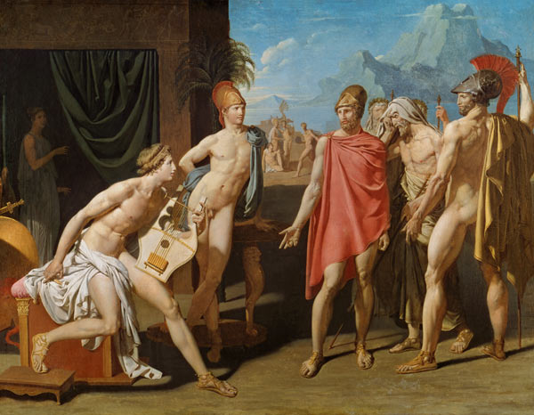 Ambassadors Sent by Agamemnon to Urge Achilles to Fight od Jean Auguste Dominique Ingres