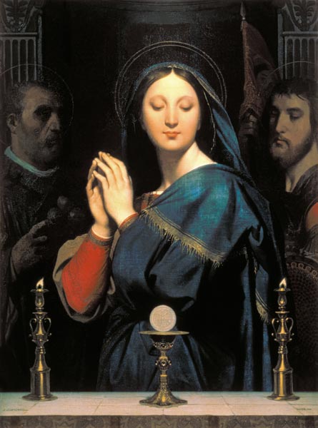 The Virgin with the Host od Jean Auguste Dominique Ingres