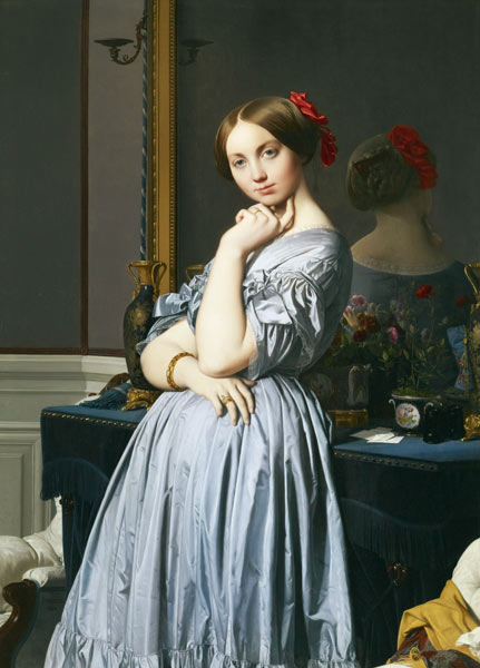 Louise de Broglie, comtesse d'Haussonville od Jean Auguste Dominique Ingres