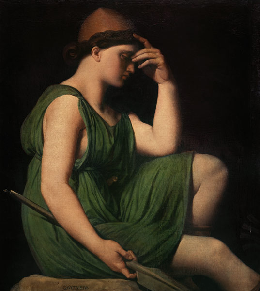 Homer , Odyssey od Jean Auguste Dominique Ingres