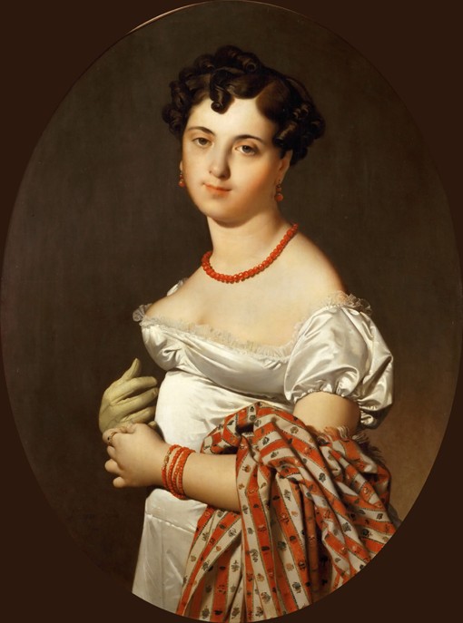 Portrait of Madame Cécile Panckoucke, née Bochet od Jean Auguste Dominique Ingres