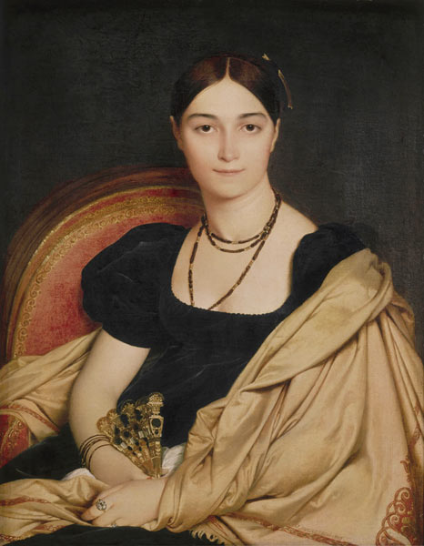 Portrét od Madame Duvaucey  od Jean Auguste Dominique Ingres