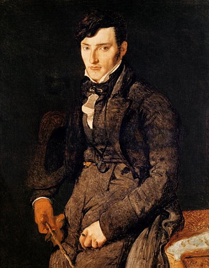 Portrait of Jean-Pierre-Francois Gilibert (1783-1850) 1804-05 od Jean Auguste Dominique Ingres