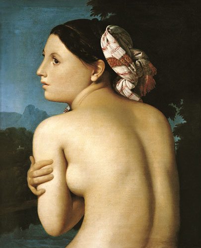 Female back act. od Jean Auguste Dominique Ingres
