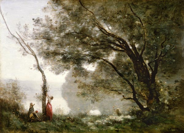 Memory of Mortefontaine od Jean-Babtiste-Camille Corot