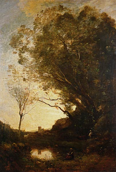 The Evening od Jean-Babtiste-Camille Corot