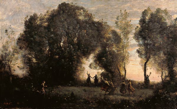 Dance of the Nymphs od Jean-Babtiste-Camille Corot