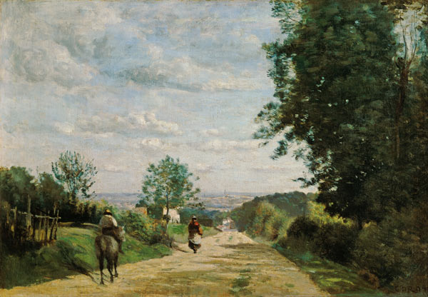 The Road to Sevres od Jean-Babtiste-Camille Corot