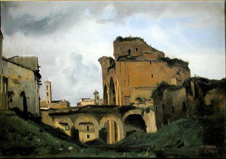 Basilica of Constantine od Jean-Babtiste-Camille Corot