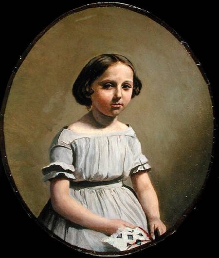The Eldest Daughter of M. Edouard Delalain (Mme. de Graet) od Jean-Babtiste-Camille Corot