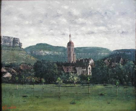 Landscape with Church od Jean-Babtiste-Camille Corot
