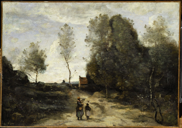 The Street od Jean-Babtiste-Camille Corot