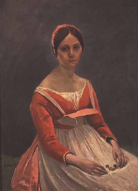 Madame Legois od Jean-Babtiste-Camille Corot