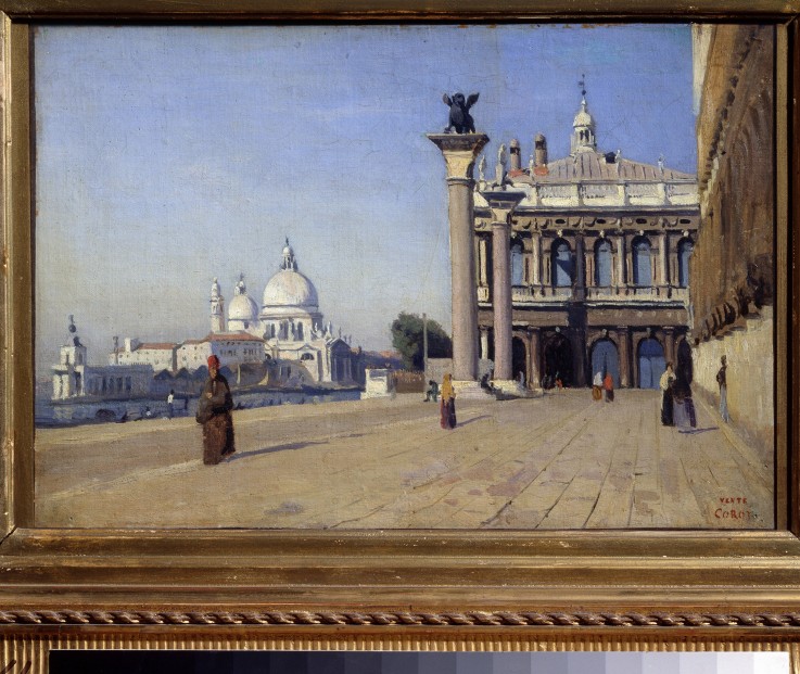 Morning in Venice od Jean-Babtiste-Camille Corot