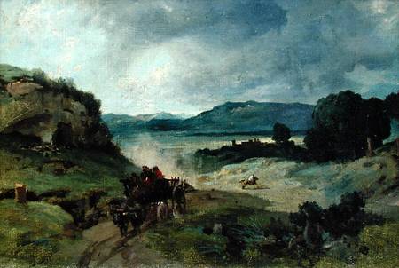Roman Landscape od Jean-Babtiste-Camille Corot