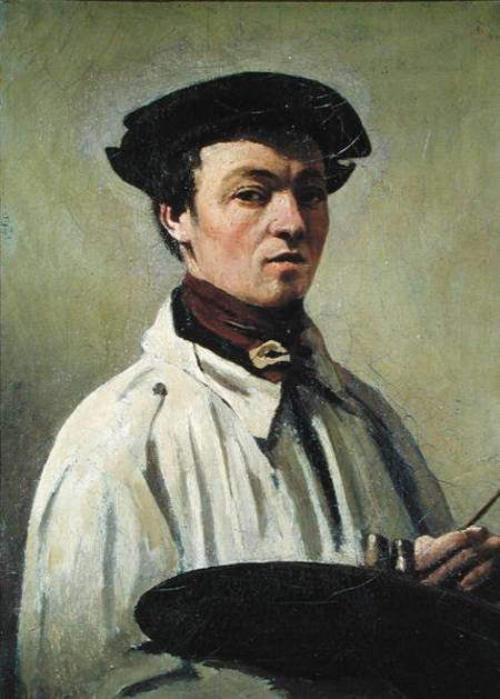 Self Portrait od Jean-Babtiste-Camille Corot
