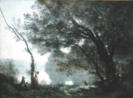 Souvenir of Montefontaine od Jean-Babtiste-Camille Corot