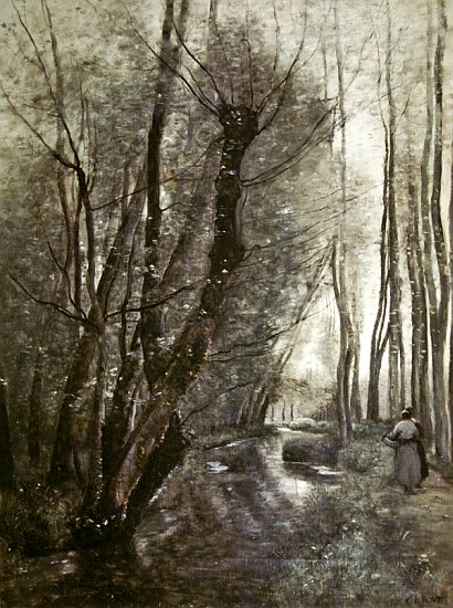 The stream od Jean-Babtiste-Camille Corot