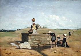Breton Women at the Well near Batz