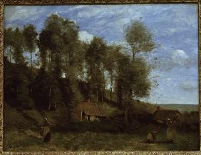Corot / Landscape near Etretat