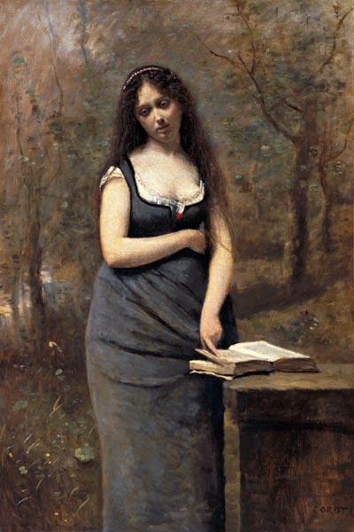 Velleda. od Jean-Babtiste-Camille Corot