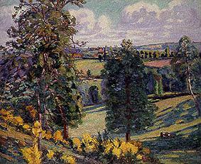 Trees and pasture od Jean-Baptiste Armand Guillaumin