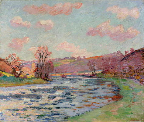 Banks of the Creuse, Limousin, c.1912 (oil on canvas) od Jean Baptiste Armand Guillaumin