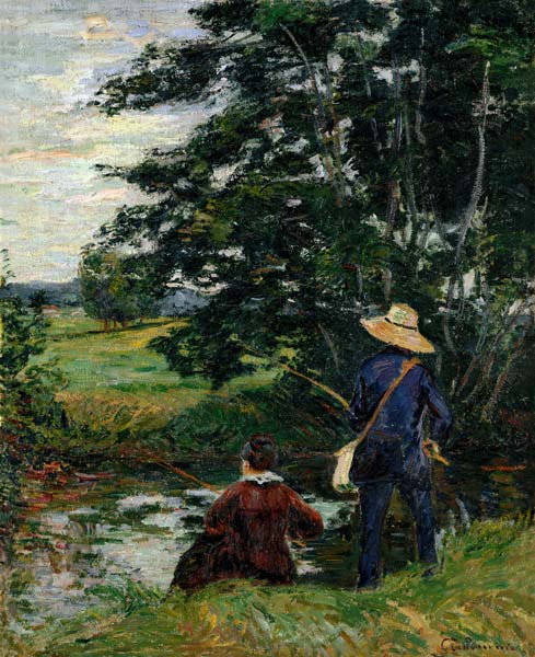The Anglers, c.1885 od Jean Baptiste Armand Guillaumin